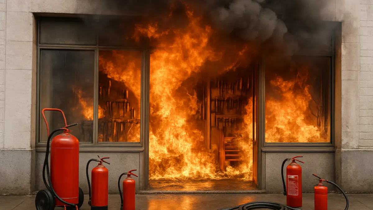 Incêndio em loja de ferramentas em Ipatinga é controlado rapidamente