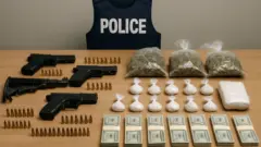 Polícia Militar detém dupla e apreende armamento e drogas em Ipatinga